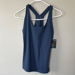 Gap Fit Studio Support Tank Top Racerback, Blue, Size Small, NWT